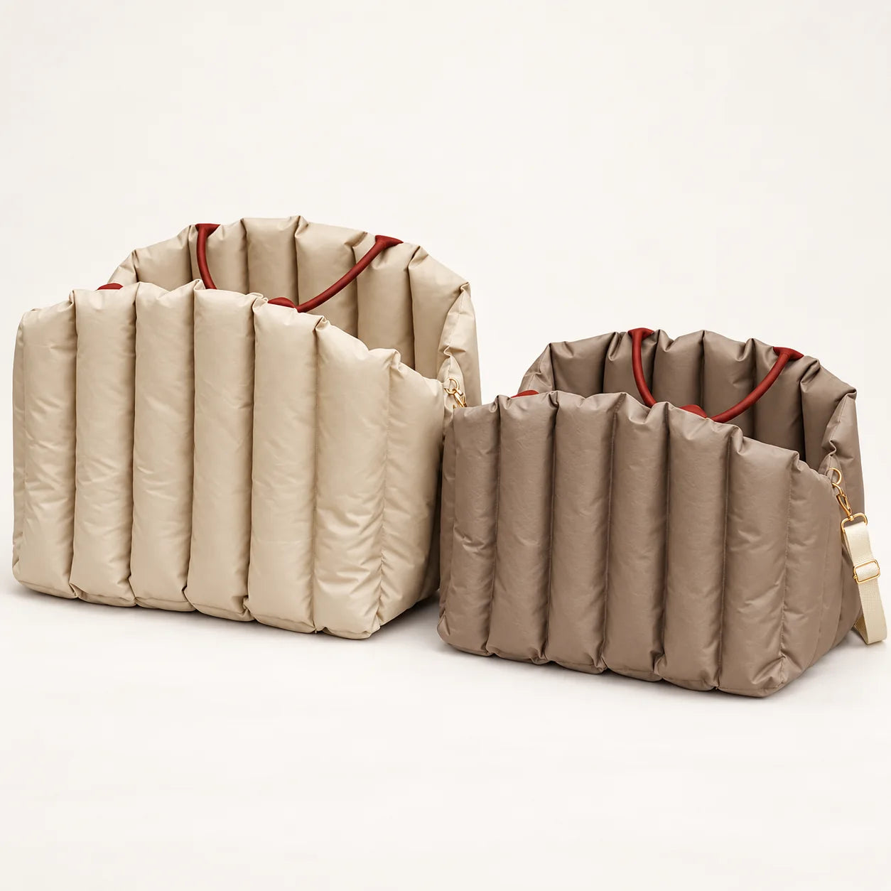 Two colours of The Cozy Nest shown side by side